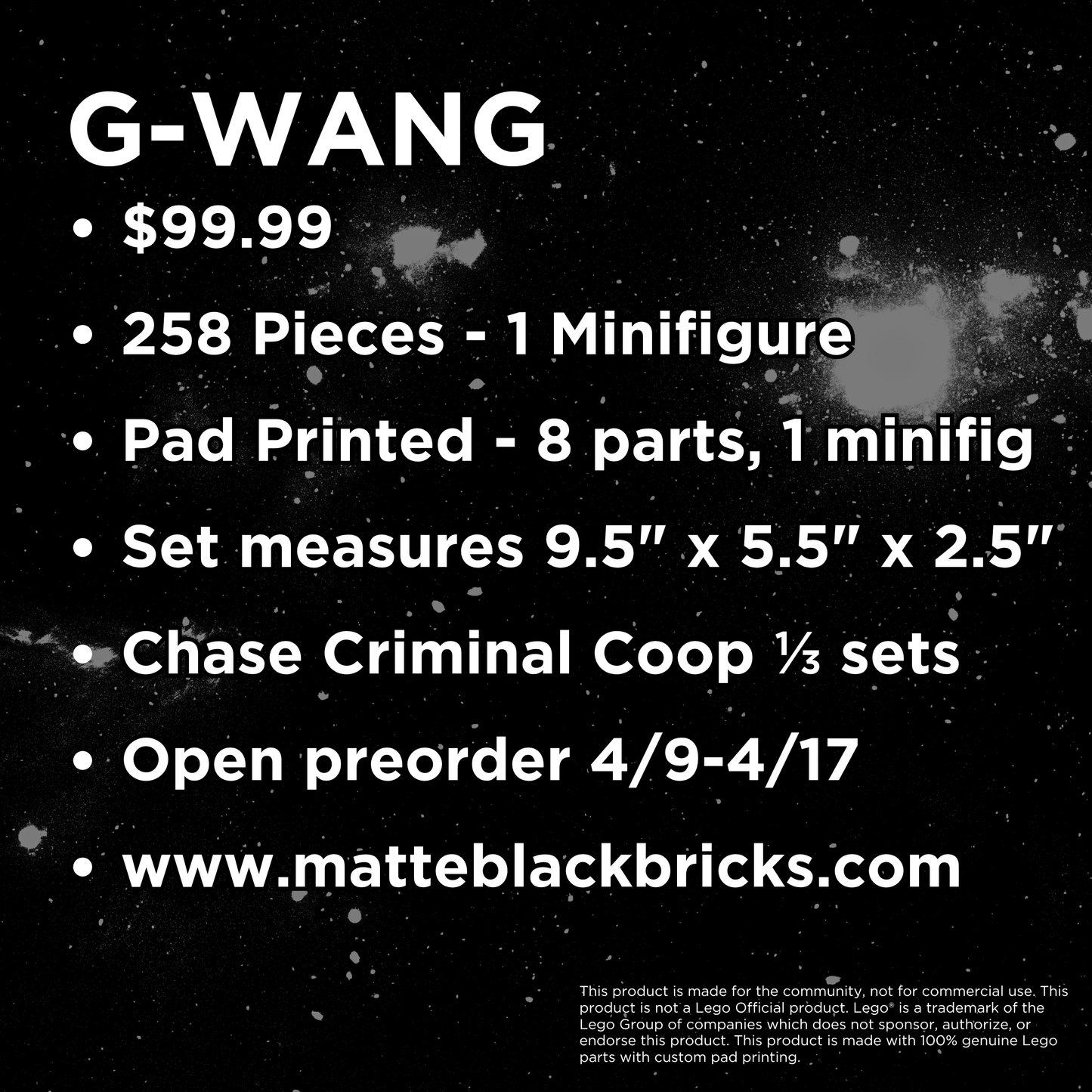 G-WANG Preorder