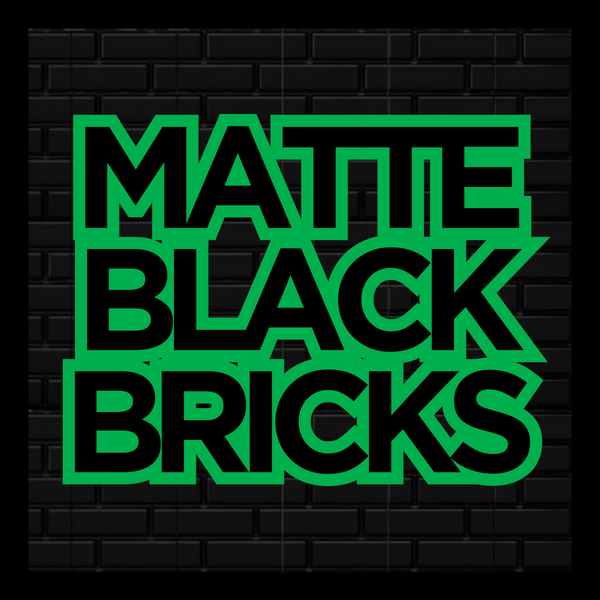 Matte Black Bricks